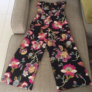 Xhilaration Floral Jumpsuit